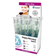 Happy Morning Xylitol - одноразовые зубные щетки с ксилитом, 50шт. (Hager Werken, Германия)